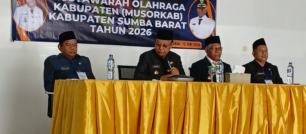 Terpilih Secara Aklamasi, Wakil Bupati Sumba Barat Resmi Nahkodai KONI Kabupaten Periode 2026-2030
