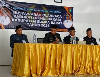 Terpilih Secara Aklamasi, Wakil Bupati Sumba Barat Resmi Nahkodai KONI Kabupaten Periode 2026-2030