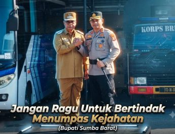 Pimpin Apel di Mapolres Sumba Barat, Bupati Yohanes Dade: Negara Jangan Kalah dari Oknum-oknum Pelaku Kejahatan